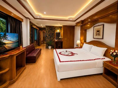 Deluxe-Doppelzimmer mit Balkon — Beach Comber